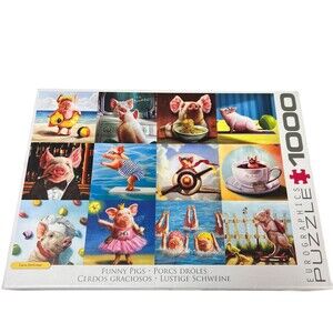 Eurographics Funny Pigs 1000-Piece Jigsaw Puzzle Animals Humorous Artist